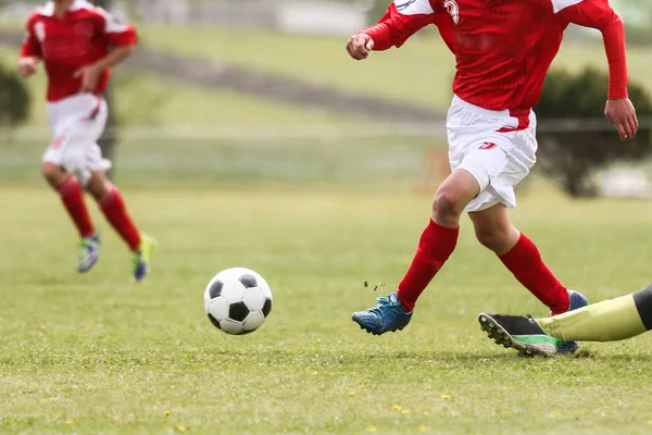 Partido de fútbol en Japón — Foto de Stock