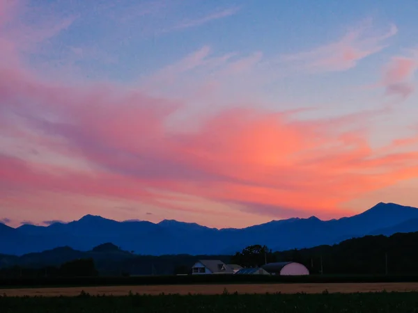 Por Sol Céu Noite — Fotografia de Stock