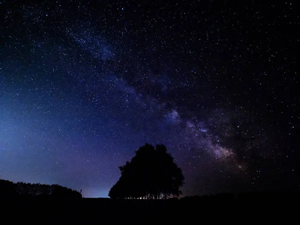 Galaxia Vía Láctea Hokkaido — Foto de Stock