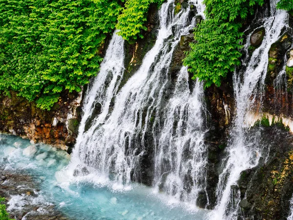 Waterfall Summer Hokkaido — Stock Photo, Image