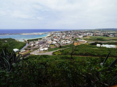 Yonaguni ada manzara