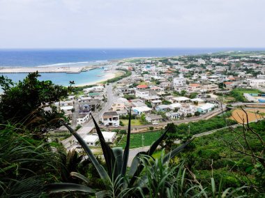 Yonaguni ada manzara