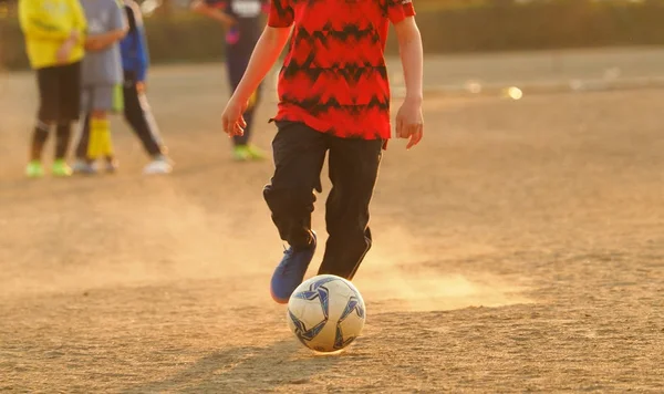 Prática Futebol Japão — Fotografia de Stock