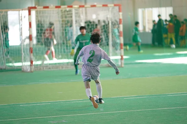 Permainan Futsal Jepang — Stok Foto