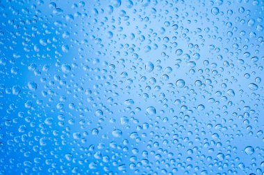 yağmur damlası penceresinde