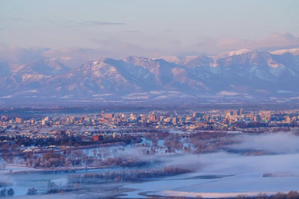 Landscape Winter Hokkaido — Stock Photo, Image