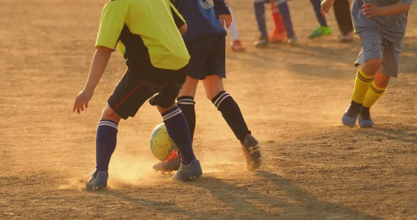 Ποδόσφαιρο Πρακτική Στην Ιαπωνία — Φωτογραφία Αρχείου