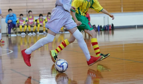 日本のフットサル ゲーム — ストック写真