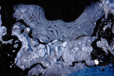 buz kret kış nehir