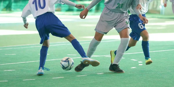 Παιχνίδι Ποδοσφαίρου Σάλας Στην Ιαπωνία — Φωτογραφία Αρχείου