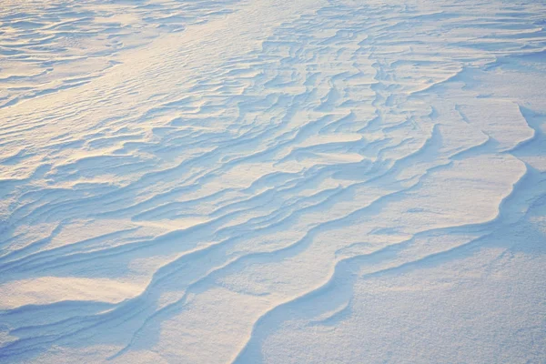 Schneefeld Winter — Stockfoto