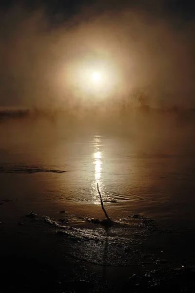 Paisagem Inverno Hokkaido — Fotografia de Stock