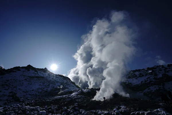 Volcán Invierno Hokkaido —  Fotos de Stock