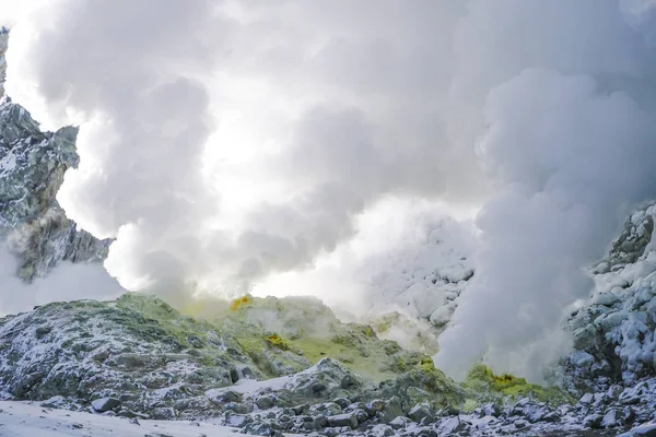 Sopka Zimě Hokkaido — Stock fotografie