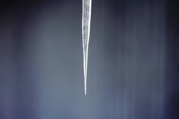 Сосульки Зимой Хоккайдо — стоковое фото