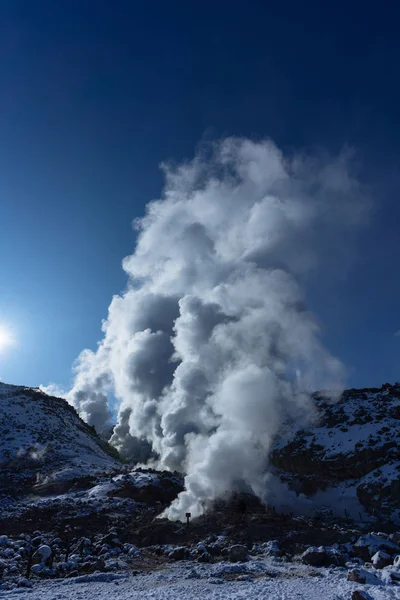 Volcán Invierno Hokkaido —  Fotos de Stock