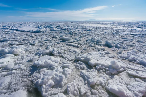 Ledová Tříšť Hokkaido — Stock fotografie