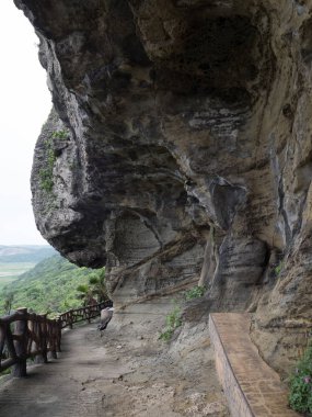 Yonaguni ada manzara