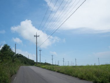 Yaz Okinawa'da manzara