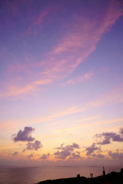 Закат Острове Ишигаки — стоковое фото