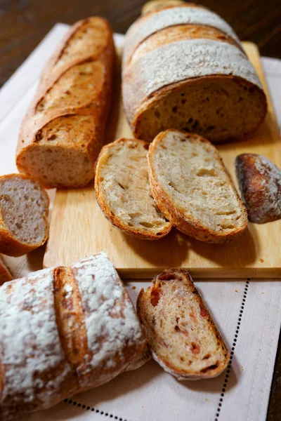 Хлеб Багетом — стоковое фото
