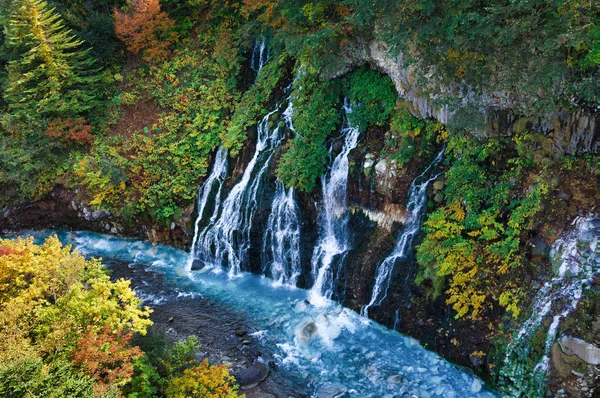 Waterfall Biei Hokkaido — Stock Photo, Image