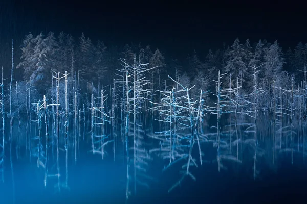 Lagoa Azul Noite — Fotografia de Stock