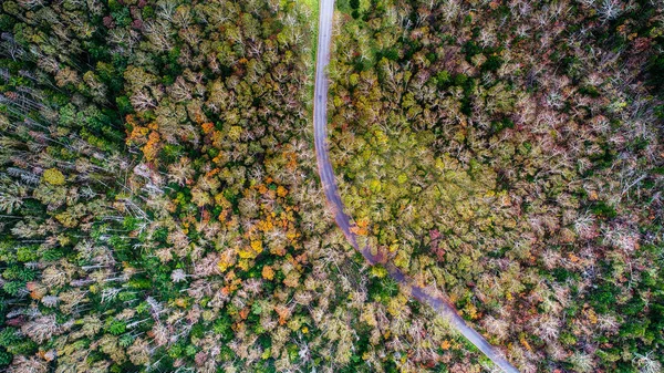 Αεροφωτογραφία Στο Shikaribetu Hokkaido — Φωτογραφία Αρχείου