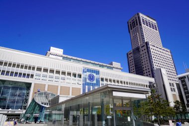 Hokkaido 'daki sapporo istasyonu.