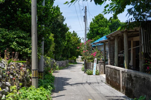 Ciudad Hateruma Isla Okinawa — Foto de Stock