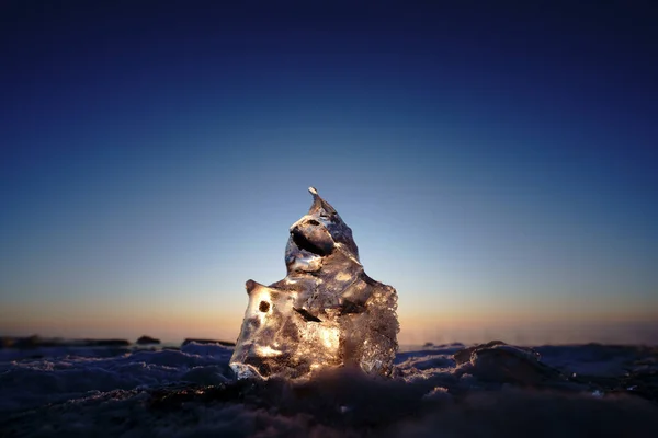 Ékszer Jég Télen Hokkaido — Stock Fotó