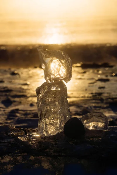 Gelo Jóias Hokkaido Inverno — Fotografia de Stock