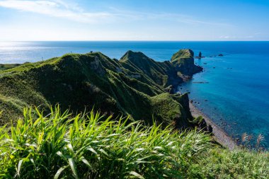 Hokkaido 'daki Kamui Burnu manzarası