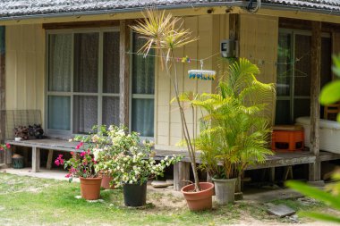 Okinawa 'daki şehir manzarası