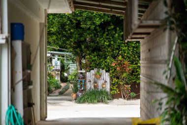 Okinawa 'daki şehir manzarası