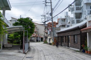 Okinawa 'daki şehir manzarası