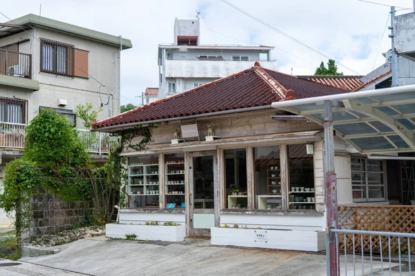 Τοπίο Της Πόλης Στην Οκινάουα — Φωτογραφία Αρχείου