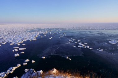 drift buz kış Hokkaido'da