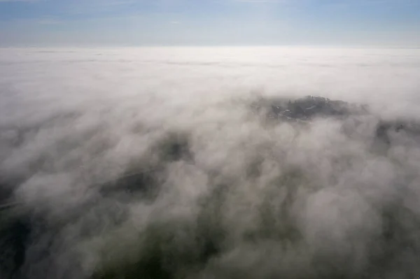 Foggy Landscape Tokachi Hokkaido — Stock Photo, Image