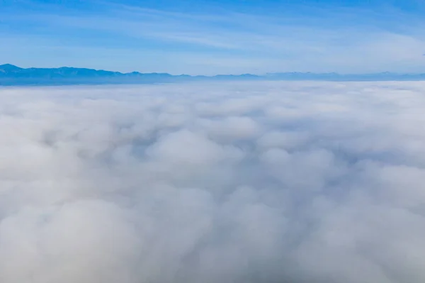 Foggy Landscape Tokachi Hokkaido — Stock Photo, Image