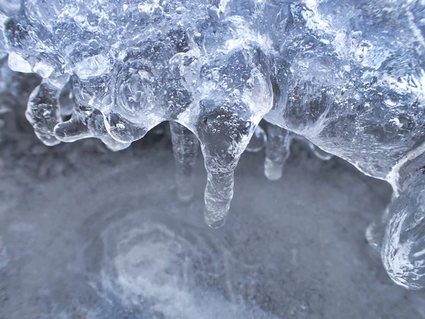 Led Bublina Zimě — Stock fotografie