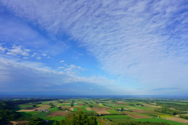 Paesaggio Drone Hokkaido — Foto Stock