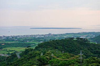 Ishigaki Adası Okinawa 'daki manzara