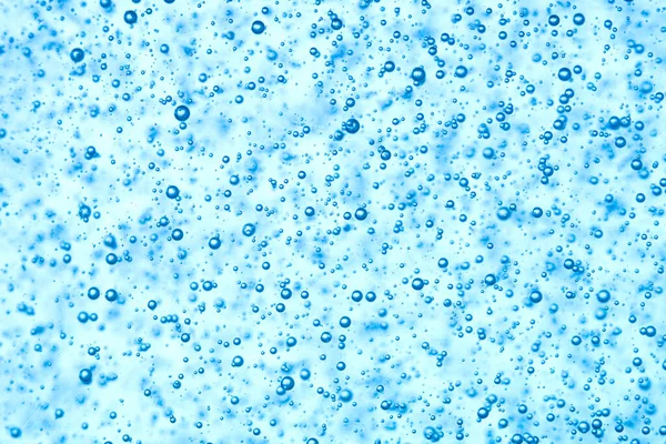 Liten Bubbla Blått Vatten — Stockfoto