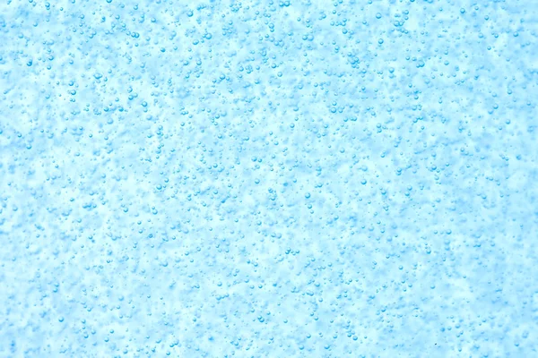 Pequena Bolha Água Azul — Fotografia de Stock