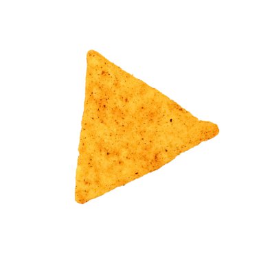 Meksika Nacho, izole üzerinde beyaz arka plan tortilla cips