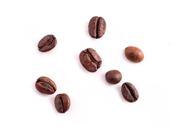 Birçok kahve çekirdekleri içinde belgili tanımlık geçmiş. Doku kahve çekirdekleri