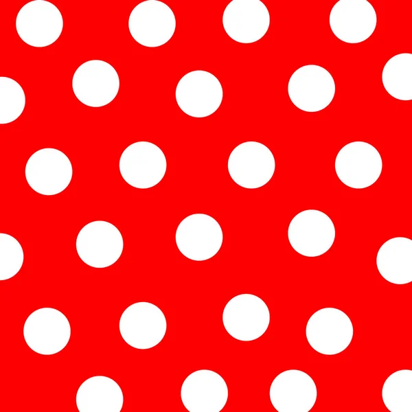 Jednoduché hranaté červené pozadí uvedených tečkovaných s bílými tečkami — Stock fotografie