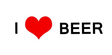 Poster, kart, t-shirt, kupa, çıkartmalar yazdırmak için basit kırmızı kalp.