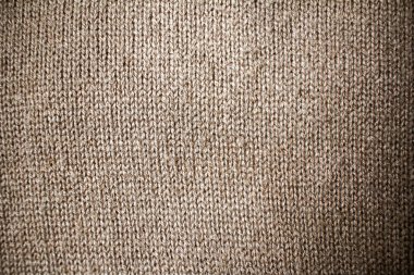 Hafif kahverengi kazak doku kapatın ayrıntılı arka plan